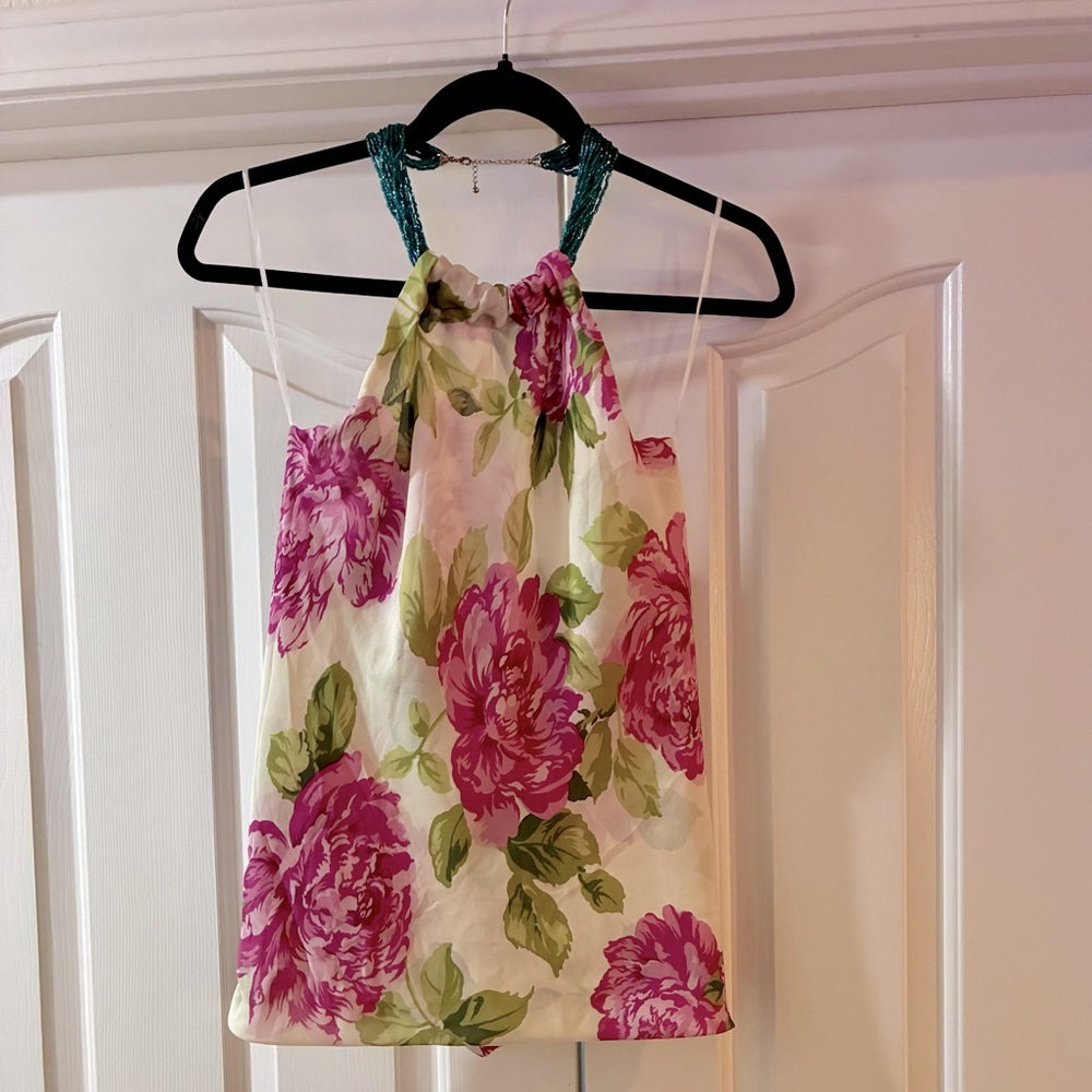 Floral Halter Top